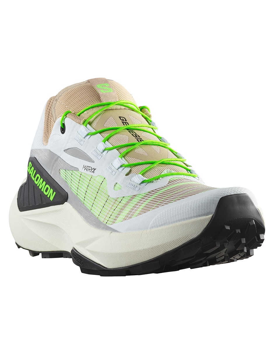 Tenis de piel salomon running de mujer para trail running