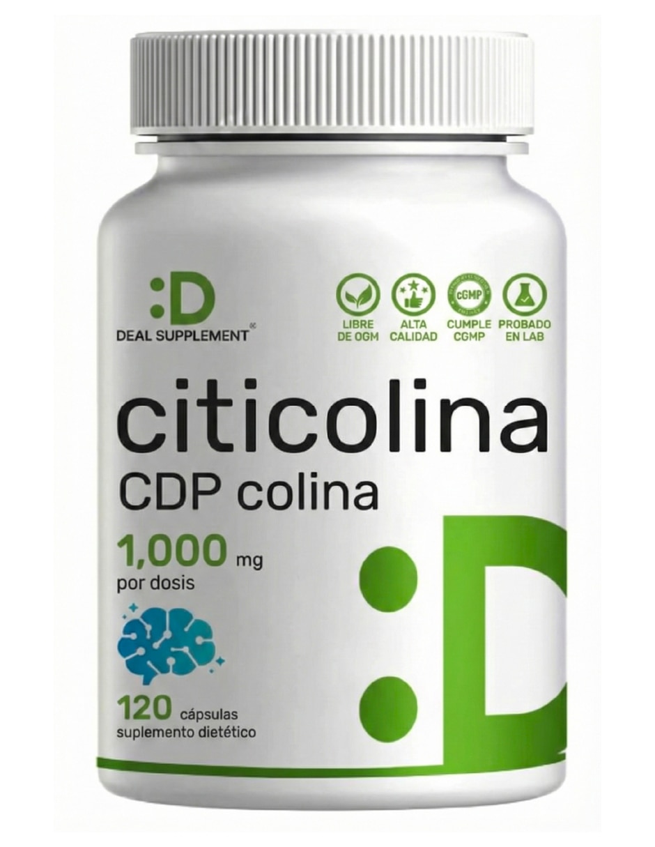Citicolina deal suplement con citicolina 120 cápsulas