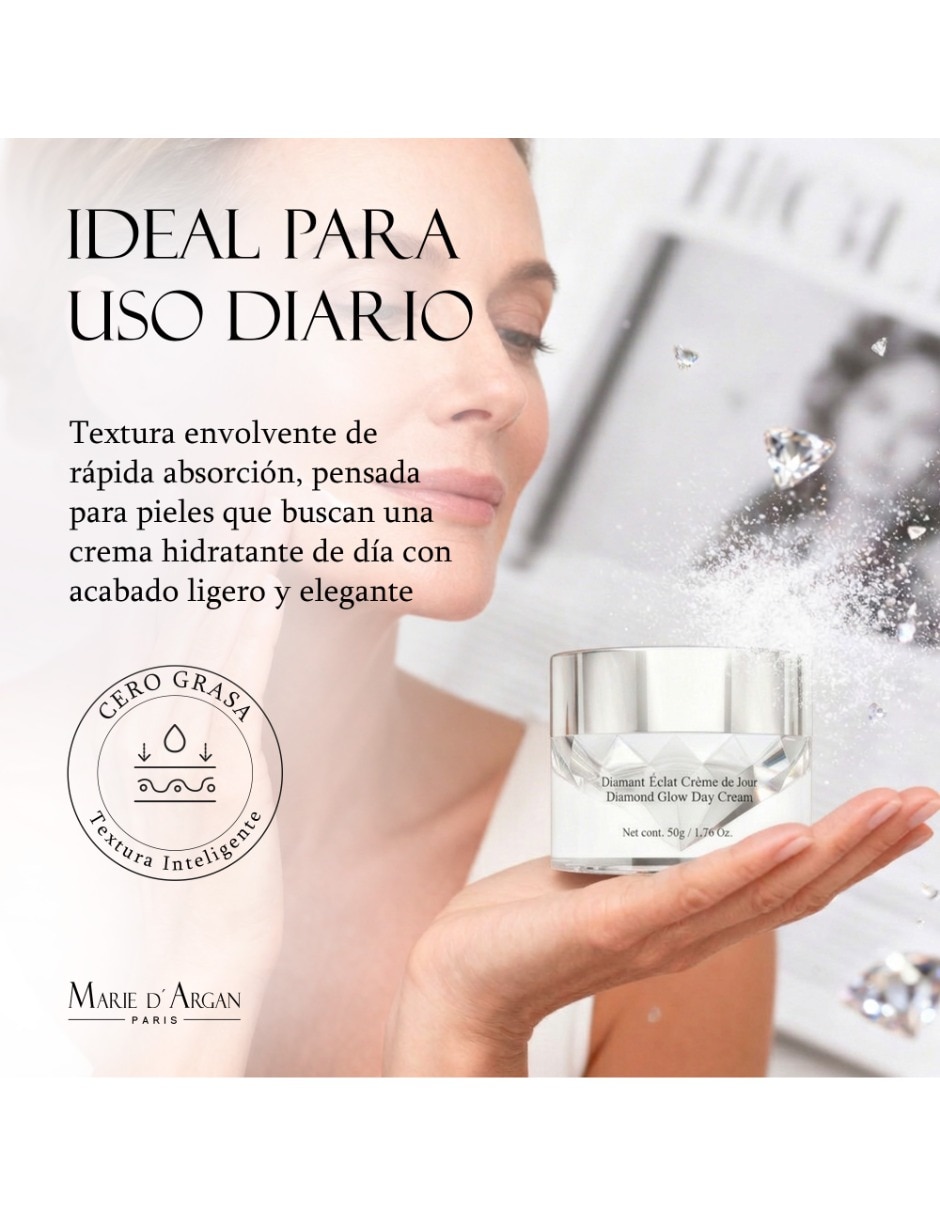 Crema para facial recomendada para prevenir signos de la edad de día Marie D' Argan todo tipo de piel