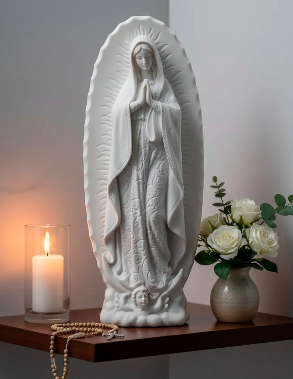 Escultura religiosa de Virgen de Guadalupe Joseph´s Studio