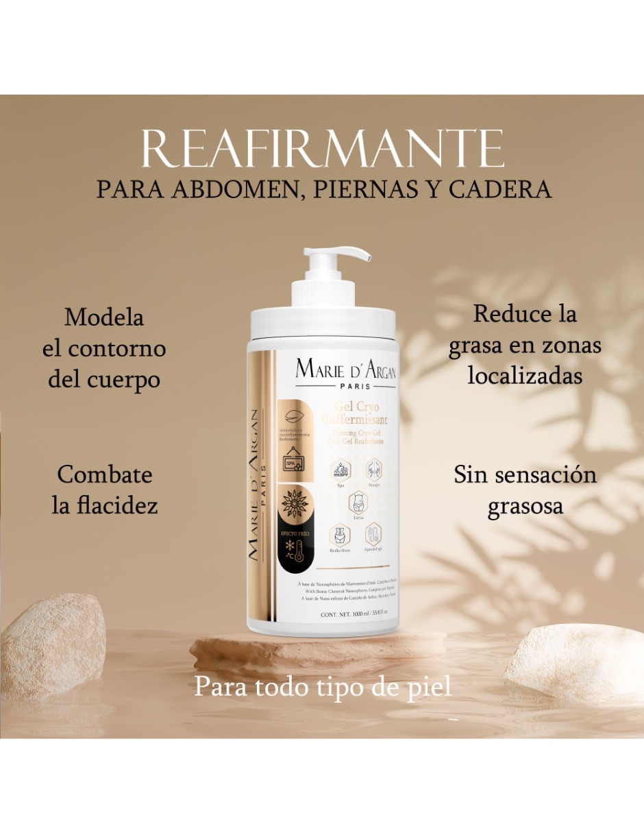 Crema para cuerpo recomendada para reafirmar día y noche Marie D' Argan todo tipo de piel