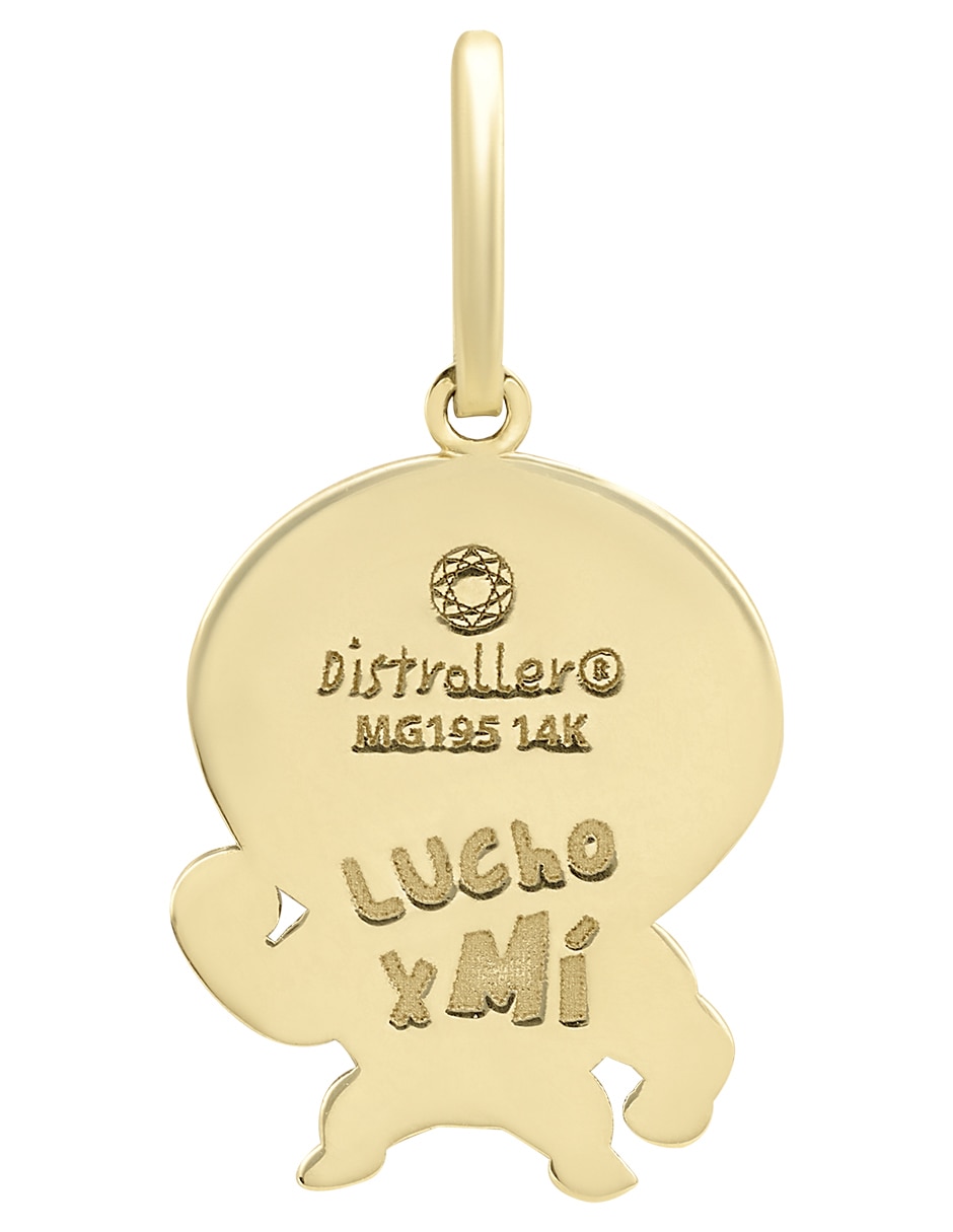 Dije de oro amarillo 14 K 4