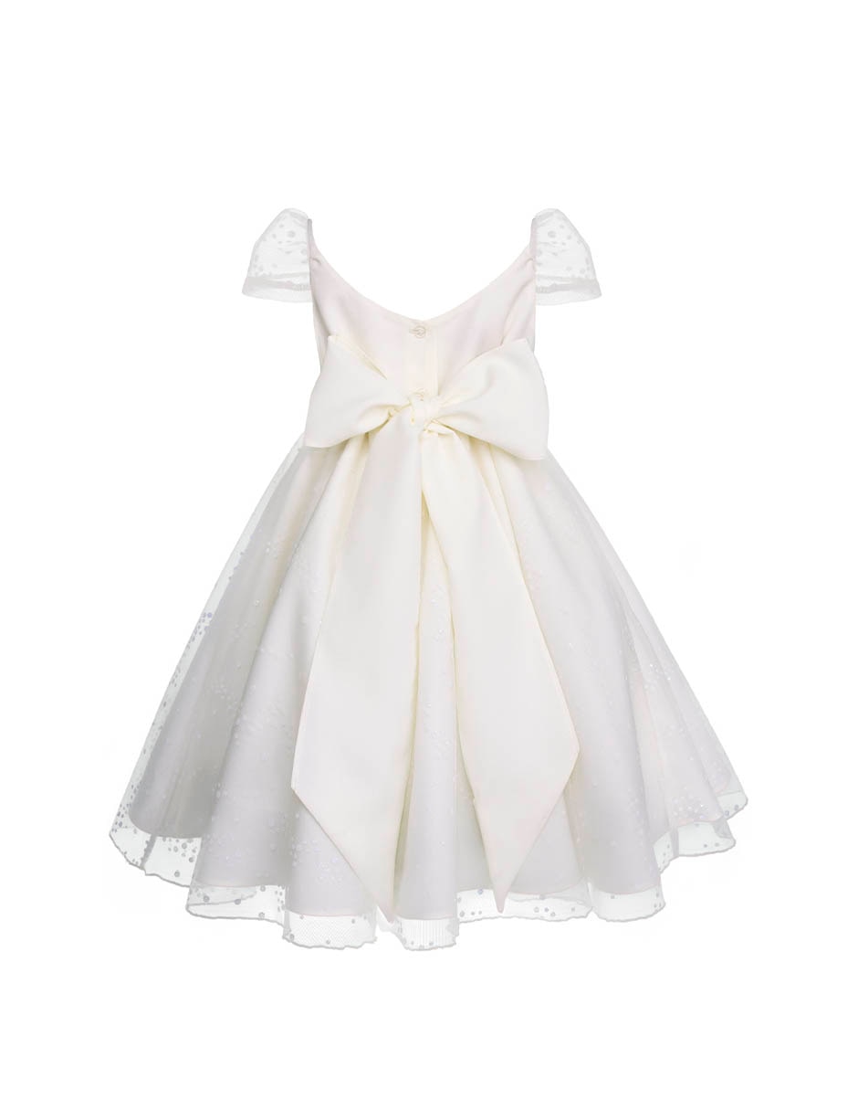 Vestido Gerat ceremonia manga corta para niña