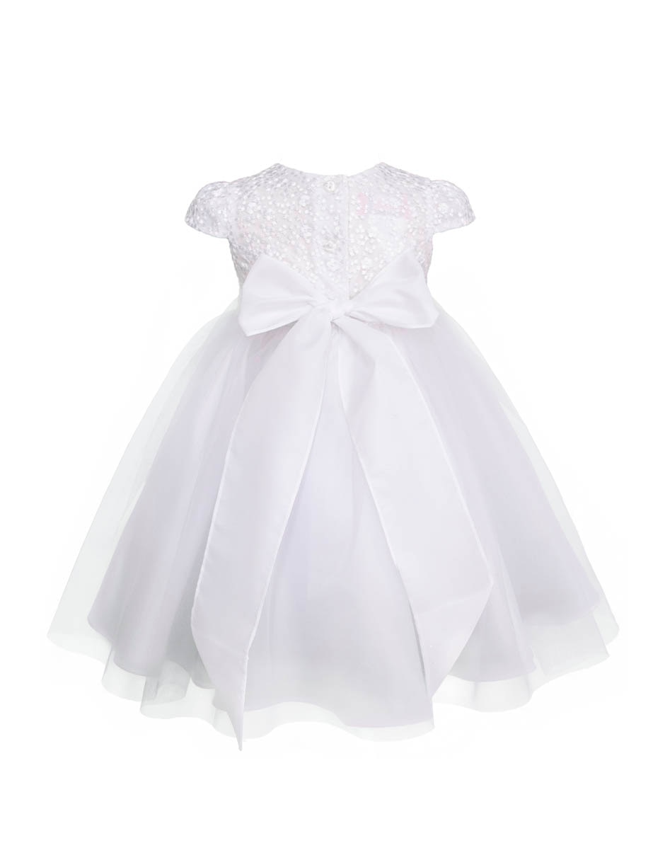 Vestido con diadema Gerat de Bautizo bebé niña