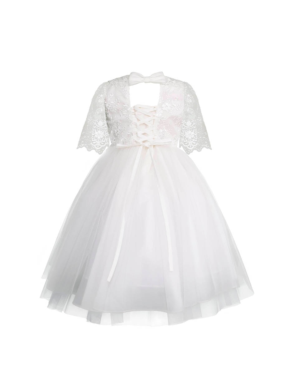 Vestido Gerat ceremonia manga 3/4 para niña