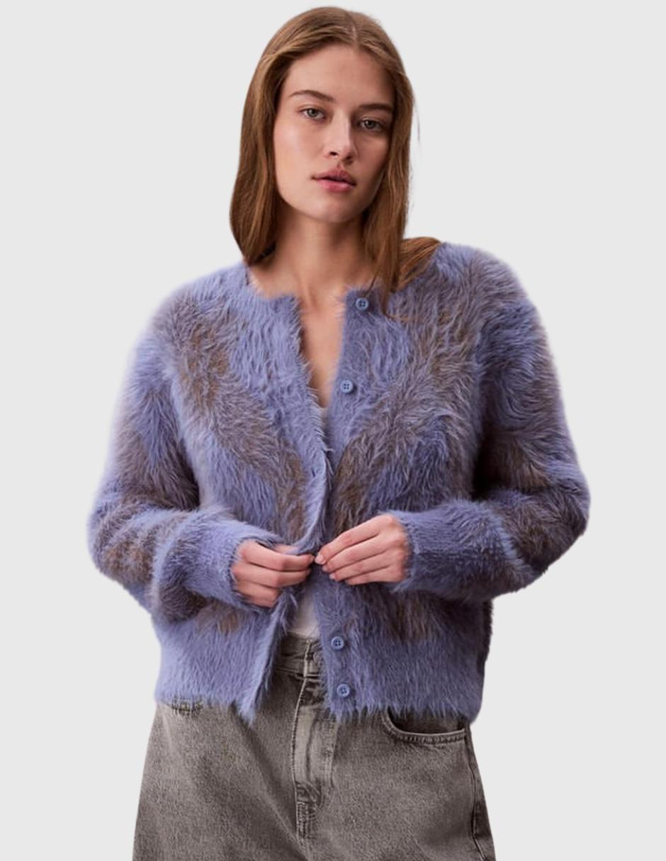 Suéter cuello redondo para mujer 4