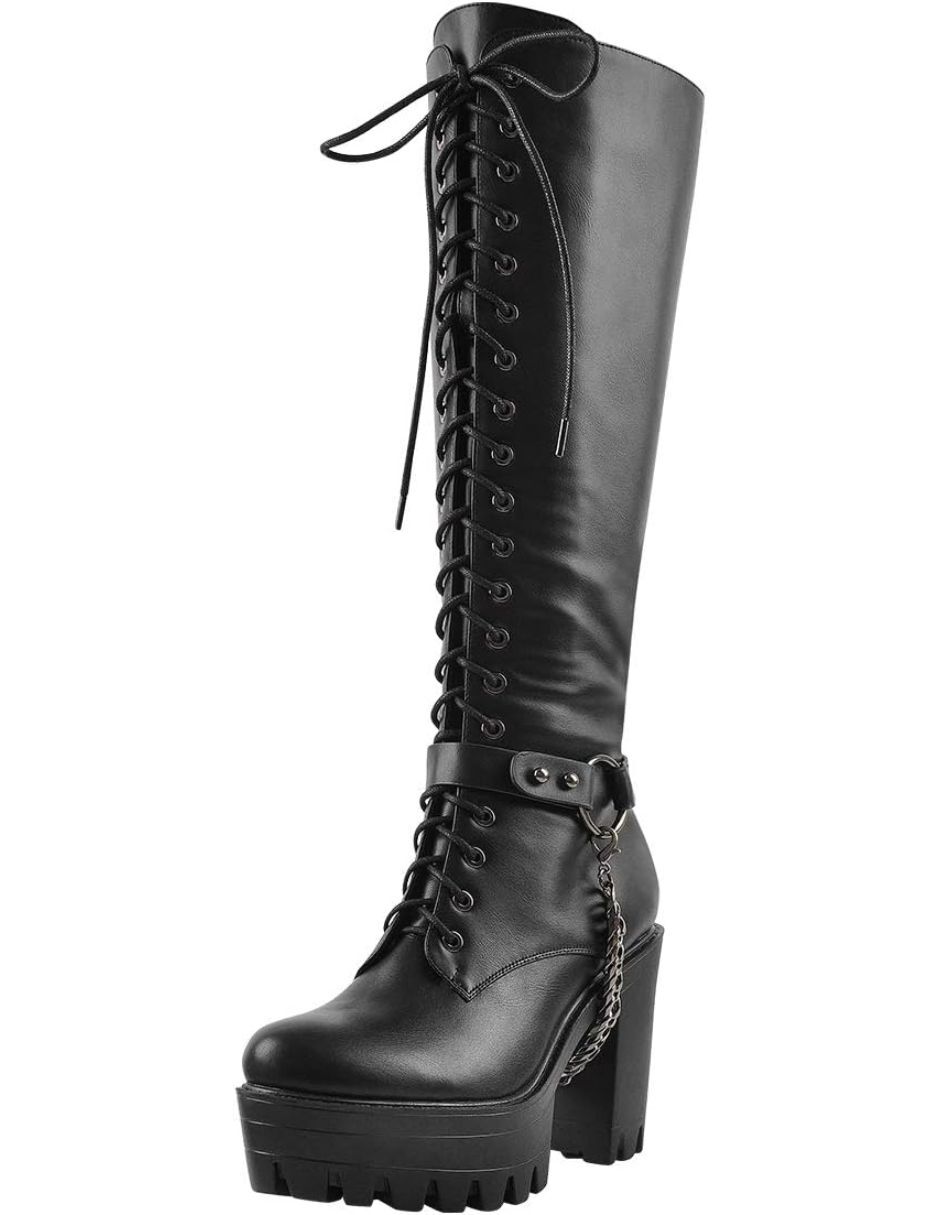 Bota abajo de la rodilla para mujer