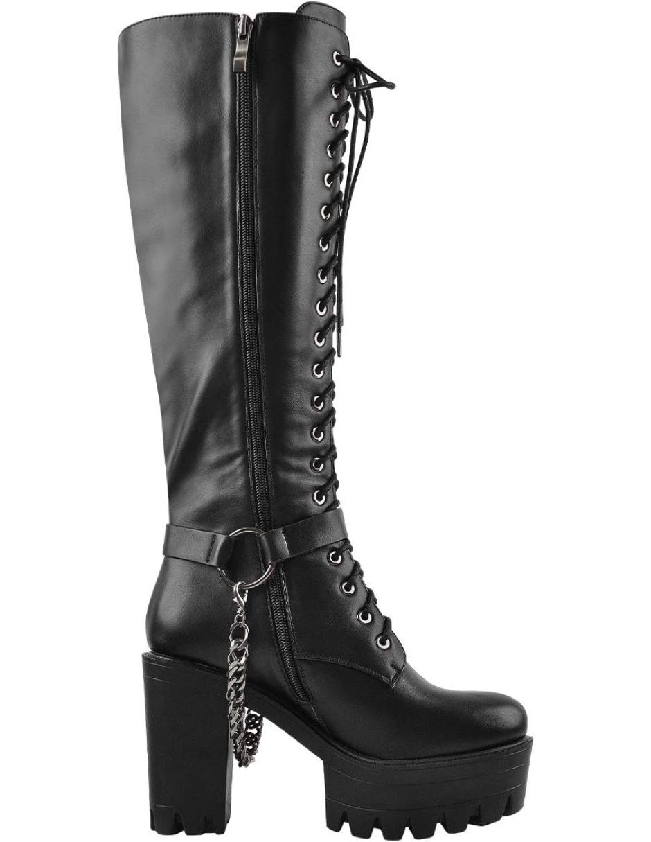 Bota abajo de la rodilla para mujer 4