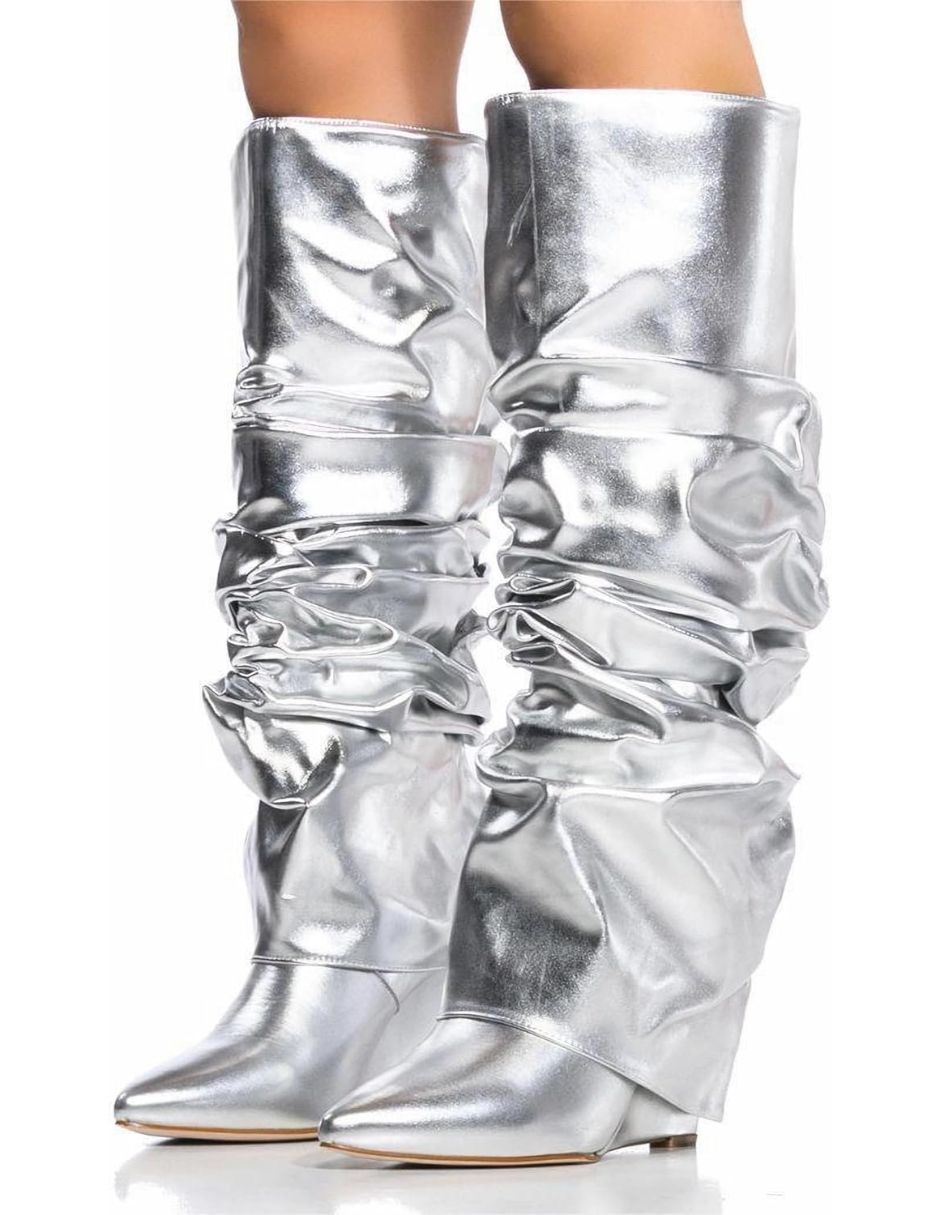 Bota abajo de la rodilla para mujer 4