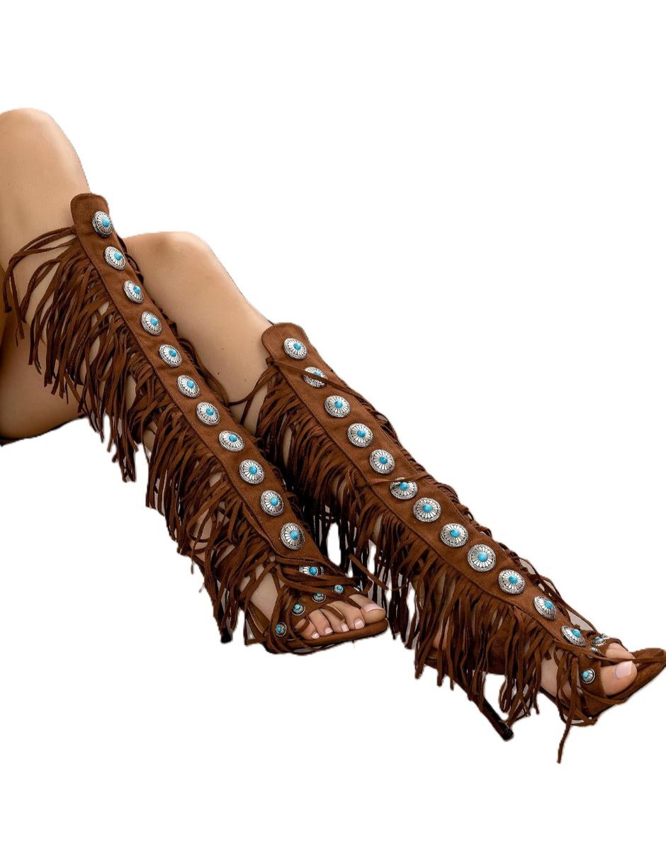 Bota abajo de la rodilla para mujer 3