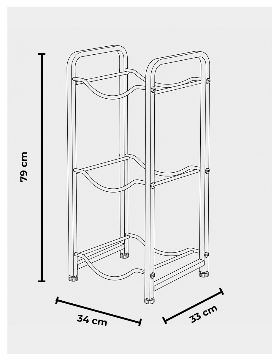 Estante de metal MU-PTG-2-NG 5