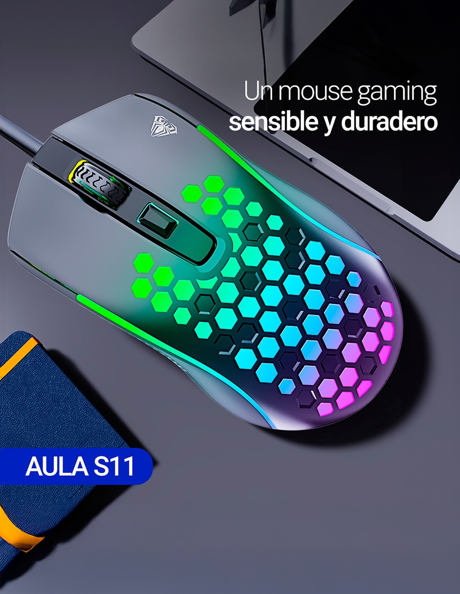 Mouse gamer Aula S11