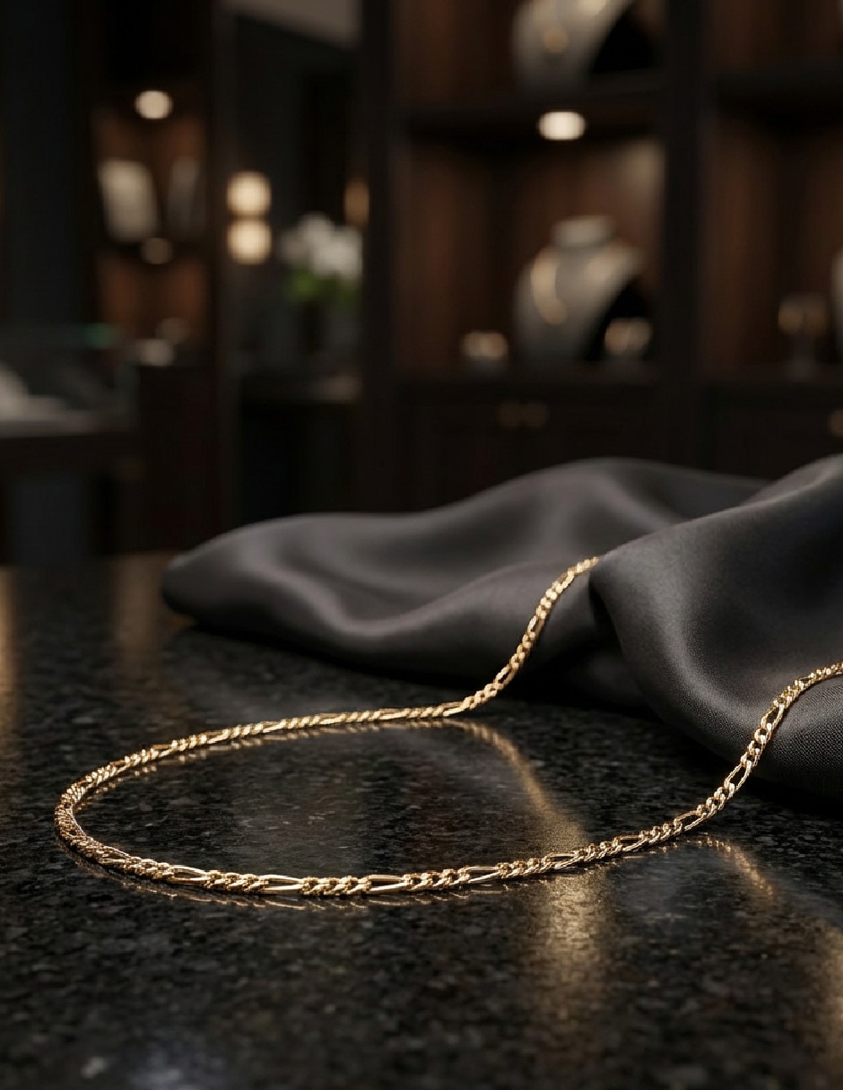 Cadena de oro laminado 18 K 2