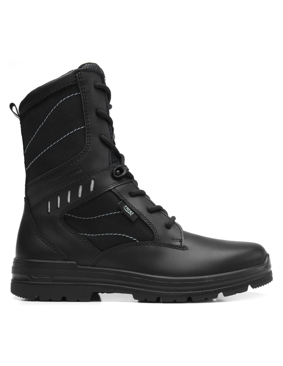Bota arriba del tobillo industral de piel para mujer Bota arriba del tobillo industral de piel para mujer