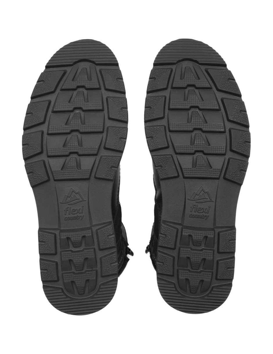 Bota arriba del tobillo industral de piel para mujer 6