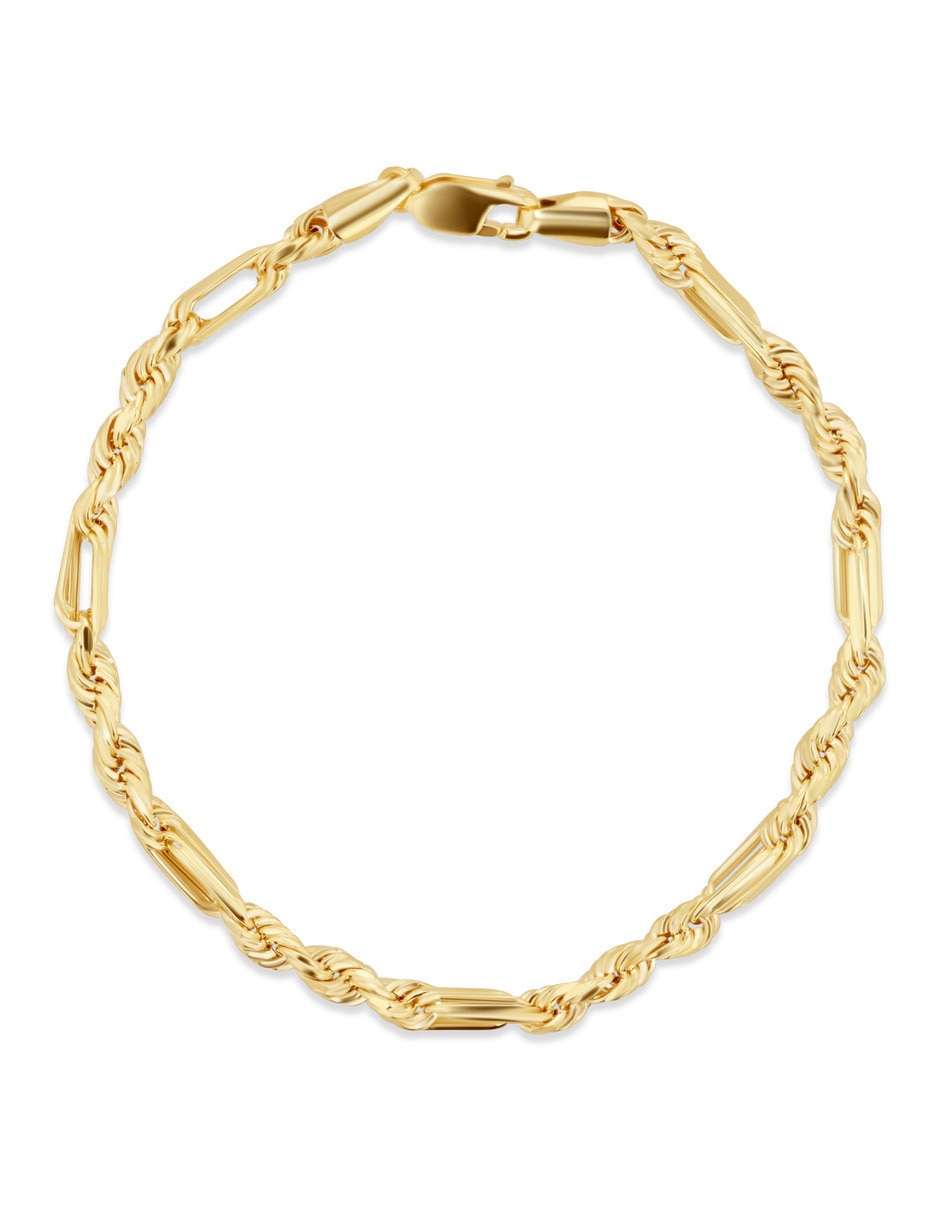 Pulsera Joyerias Bizzarro de oro amarillo 14 K acabado brillante