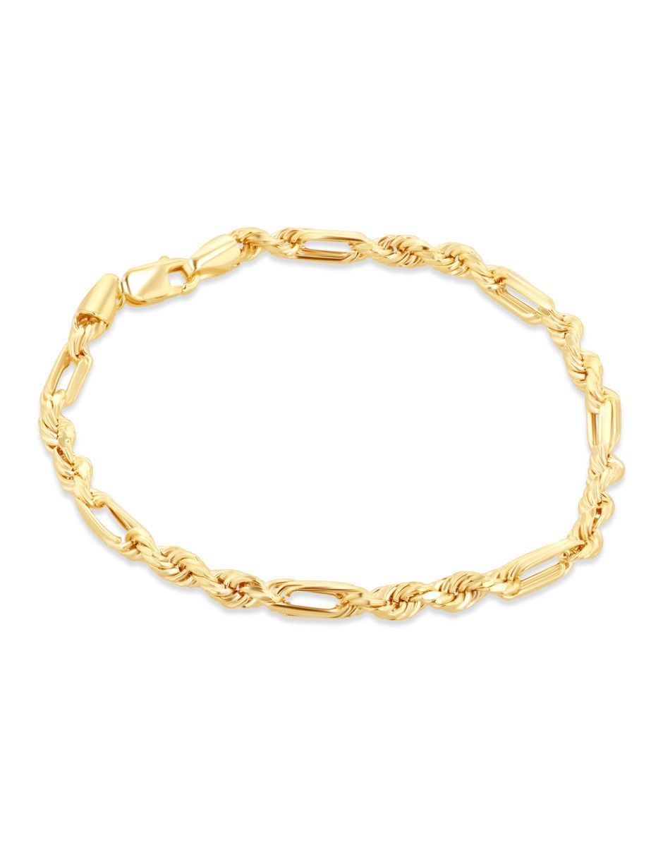 Pulsera Joyerias Bizzarro de oro amarillo 14 K acabado brillante