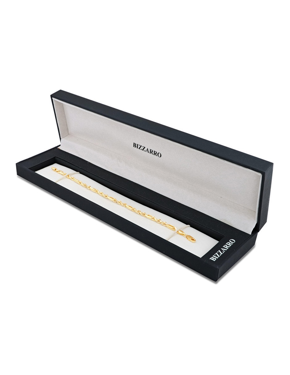 Pulsera Joyerias Bizzarro de oro amarillo 14 K acabado brillante
