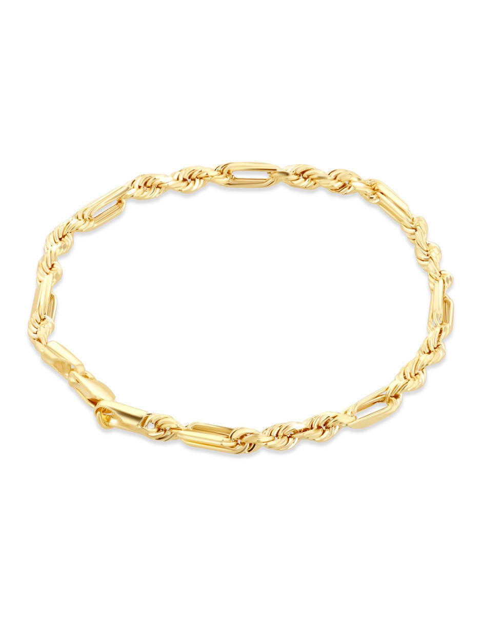 Pulsera Joyerias Bizzarro de oro amarillo 14 K acabado brillante