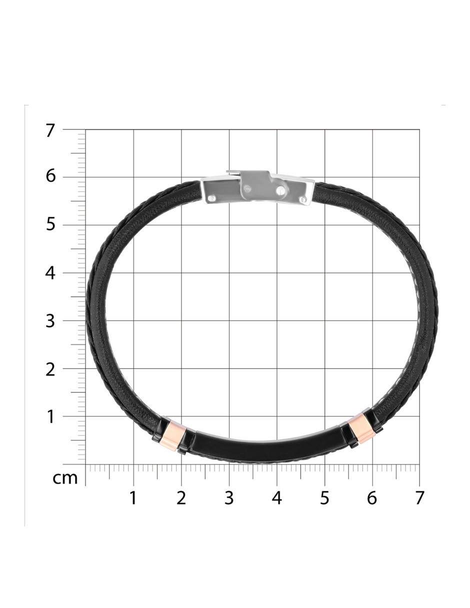 Pulsera Joyerías Bizzarro de piel acabado brillante