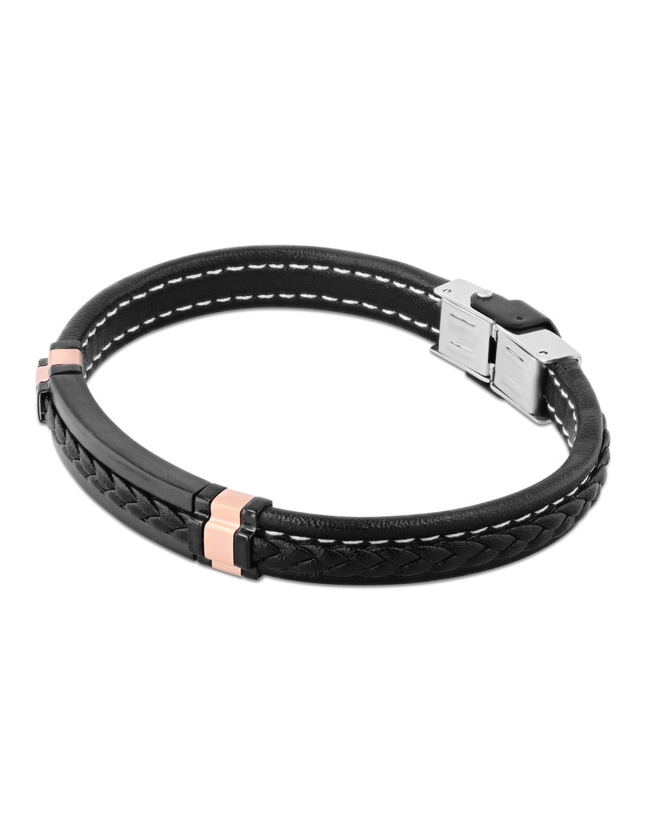Pulsera Joyerías Bizzarro de piel acabado brillante