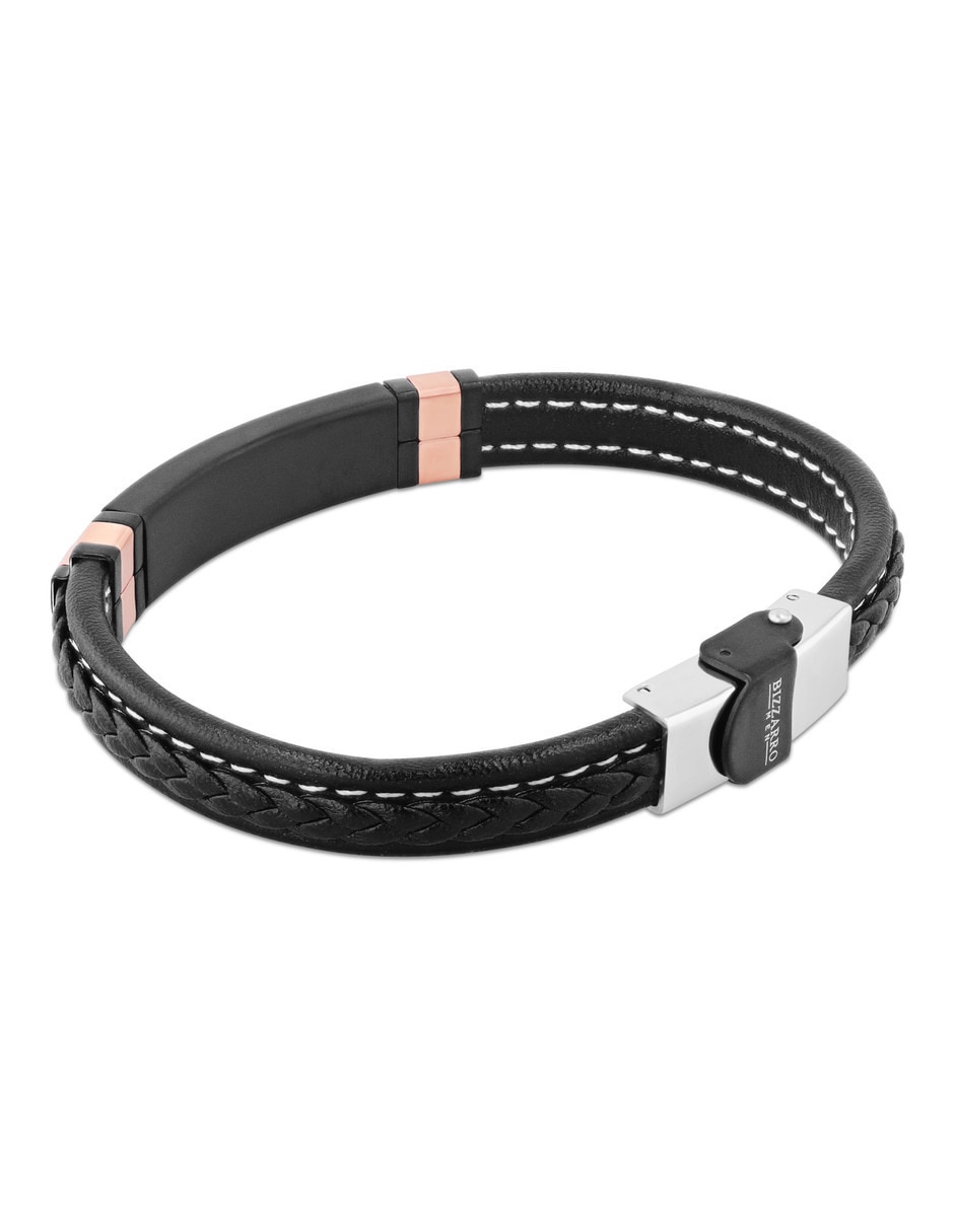 Pulsera Joyerías Bizzarro de piel acabado brillante
