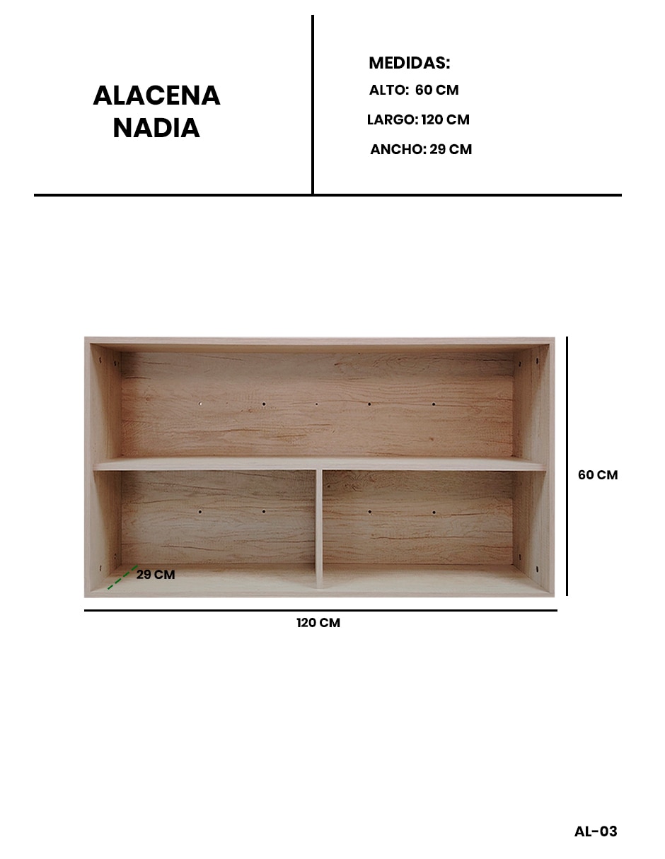 Alacena armable Nadia MDF 2