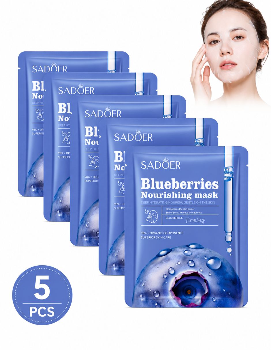 Mascarilla facial antioxidantes con arándas Sadoer