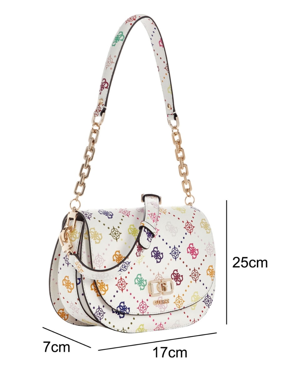 Bolsa shoulder Guess Emelie para mujer