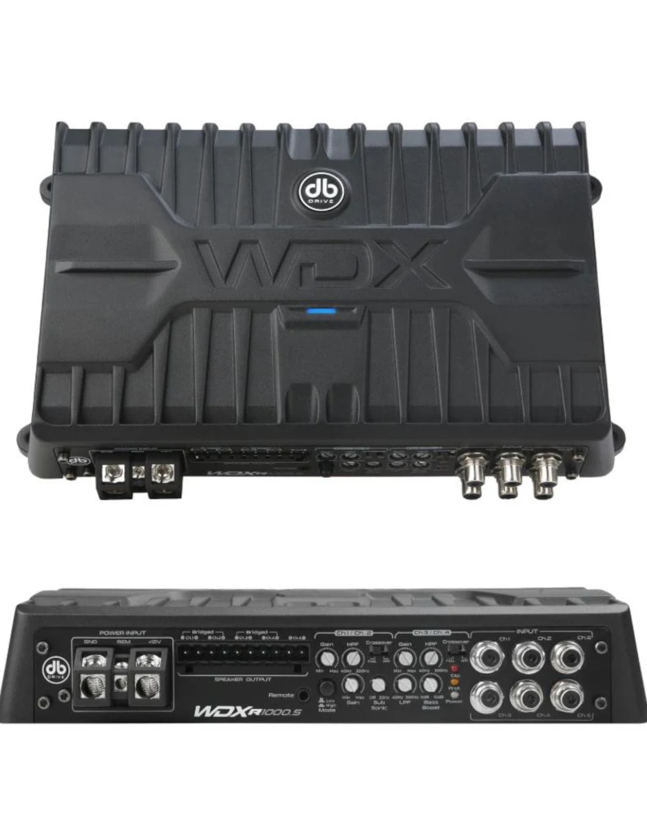 Amplificador para auto Db Drive WDX-R1000.5 de 12 VDC