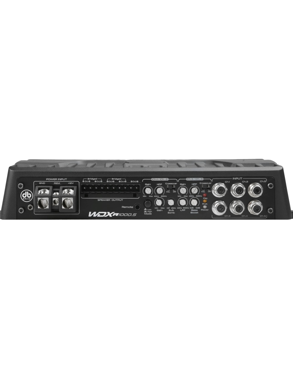 Amplificador para auto Db Drive WDX-R1000.5 de 12 VDC