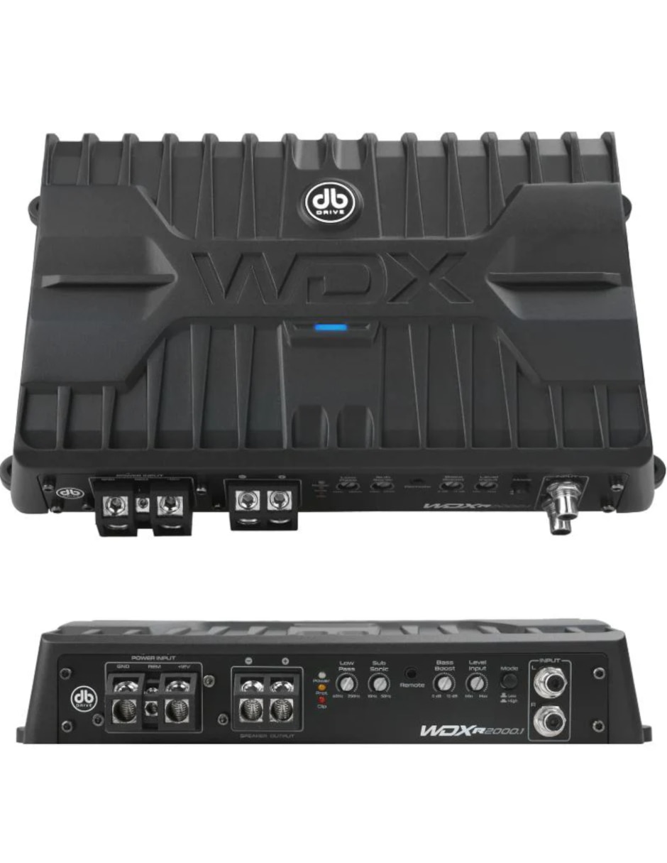 Amplificador para auto Db Drive WDX-R2000.1 de 12 VDC