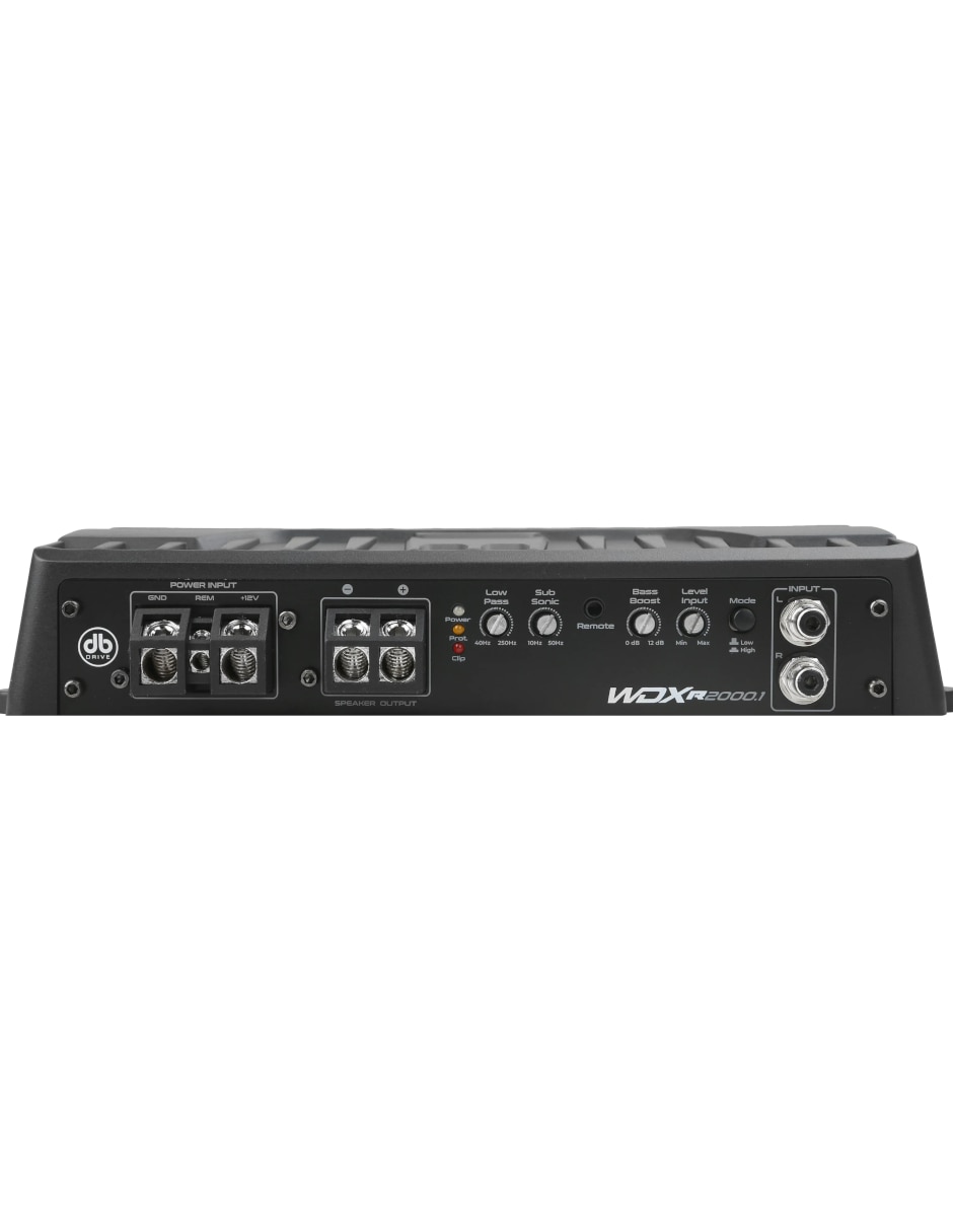 Amplificador para auto Db Drive WDX-R2000.1 de 12 VDC