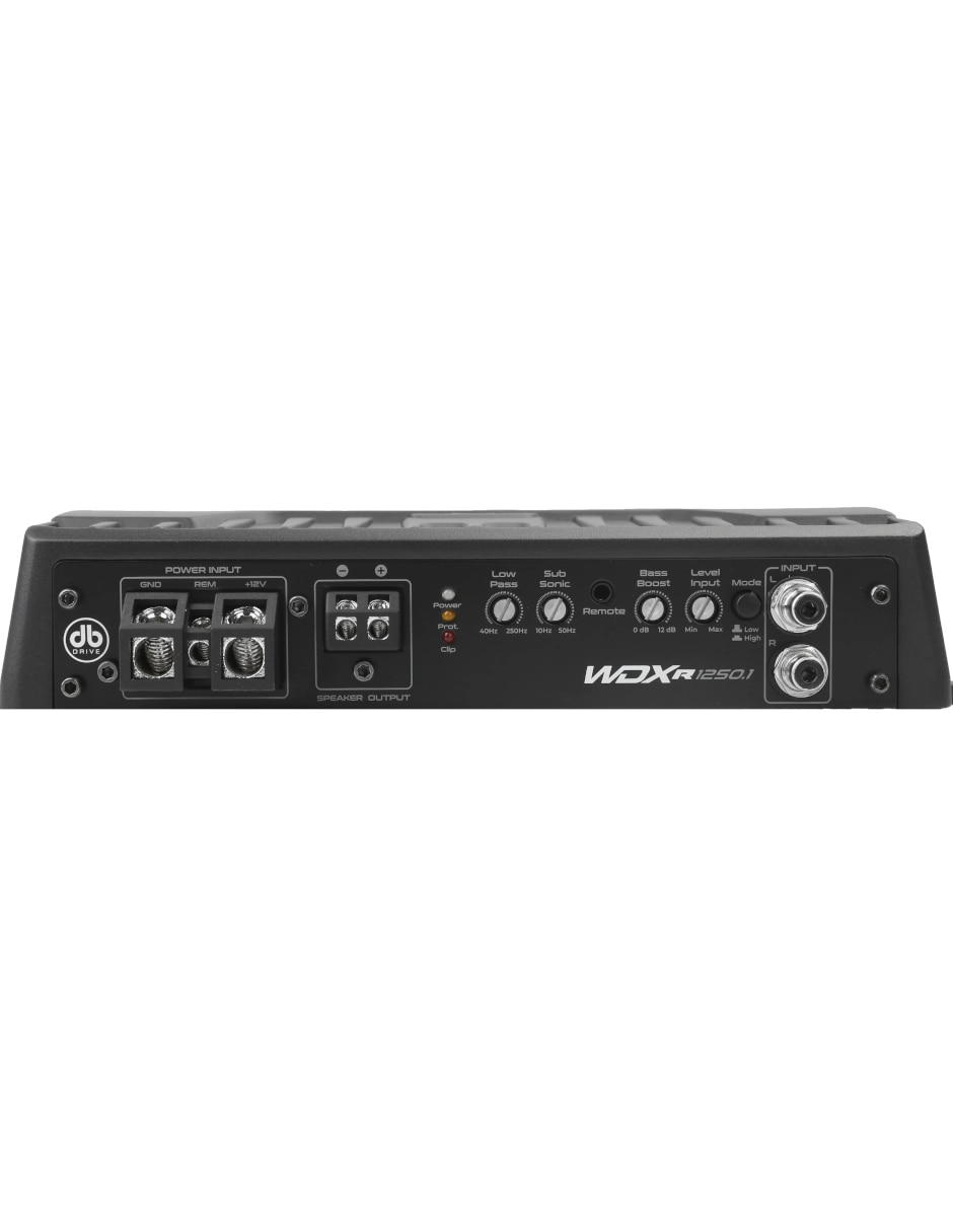 Amplificador para auto Db Drive WDX-R1250.1 de 12 VDC