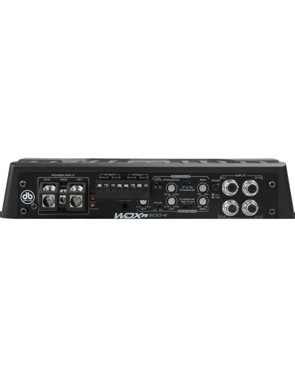 Amplificador para auto Db Drive WDX-R500.4 de 12 VDC