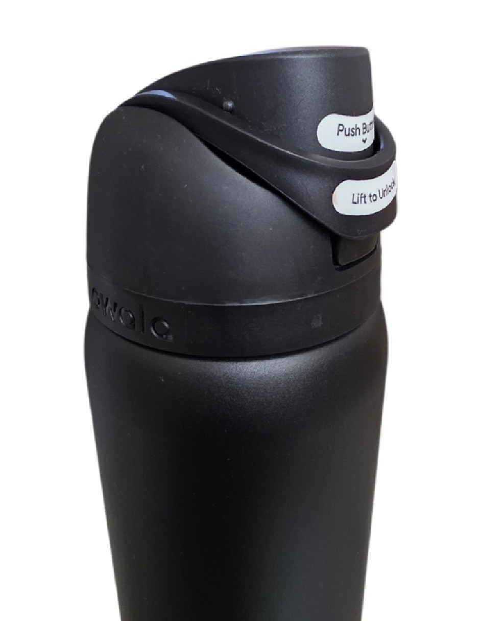 Termo Owala de acero inoxidable FreeSip Blk 32 con tapa rosca 946 ml