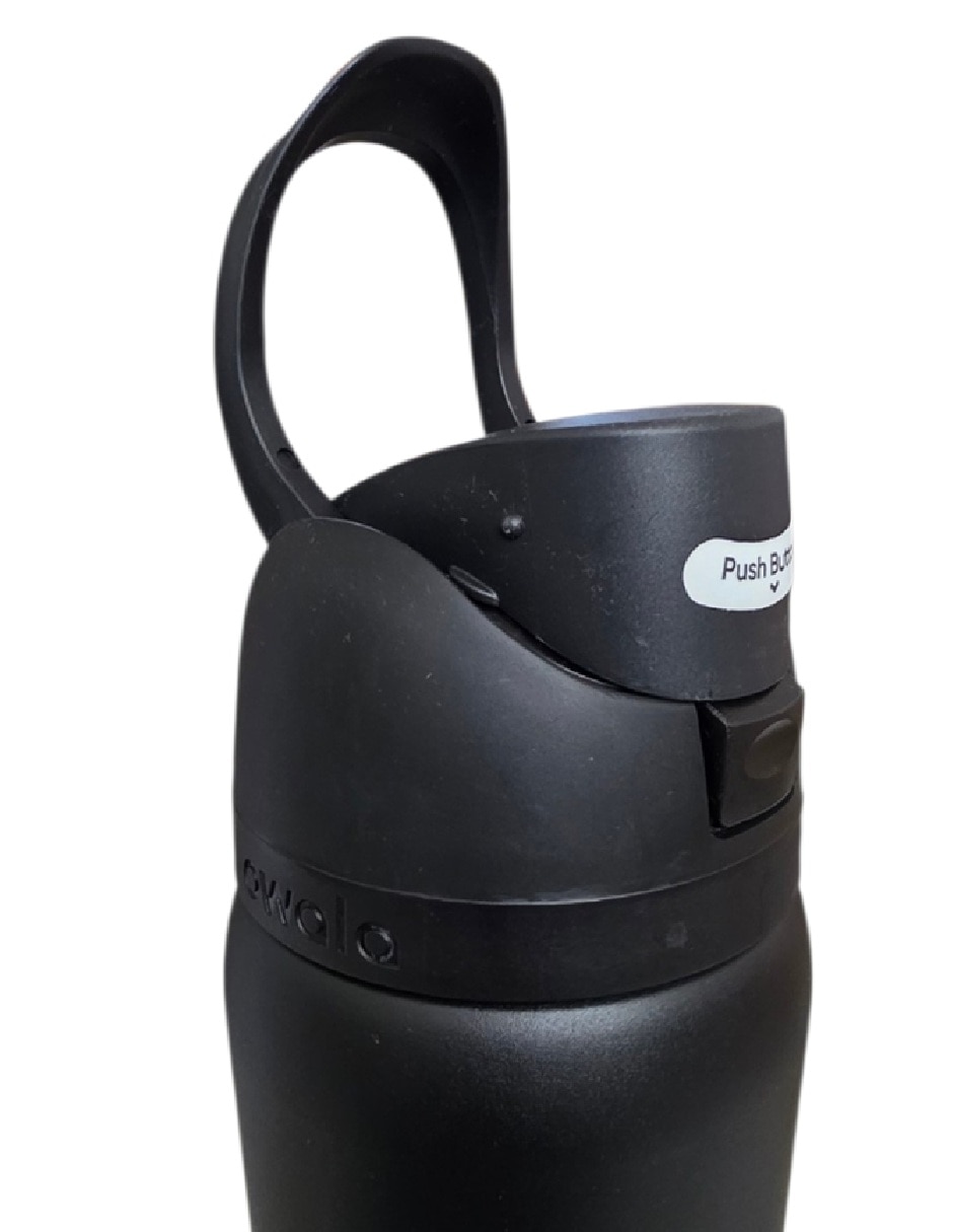 Termo Owala de acero inoxidable FreeSip Blk 32 con tapa rosca 946 ml