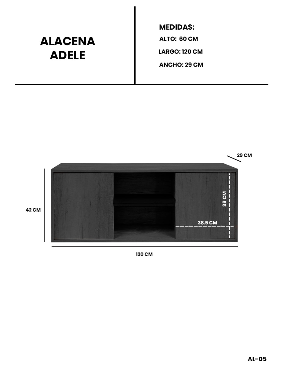 Alacena armable Decombil Adele MDF