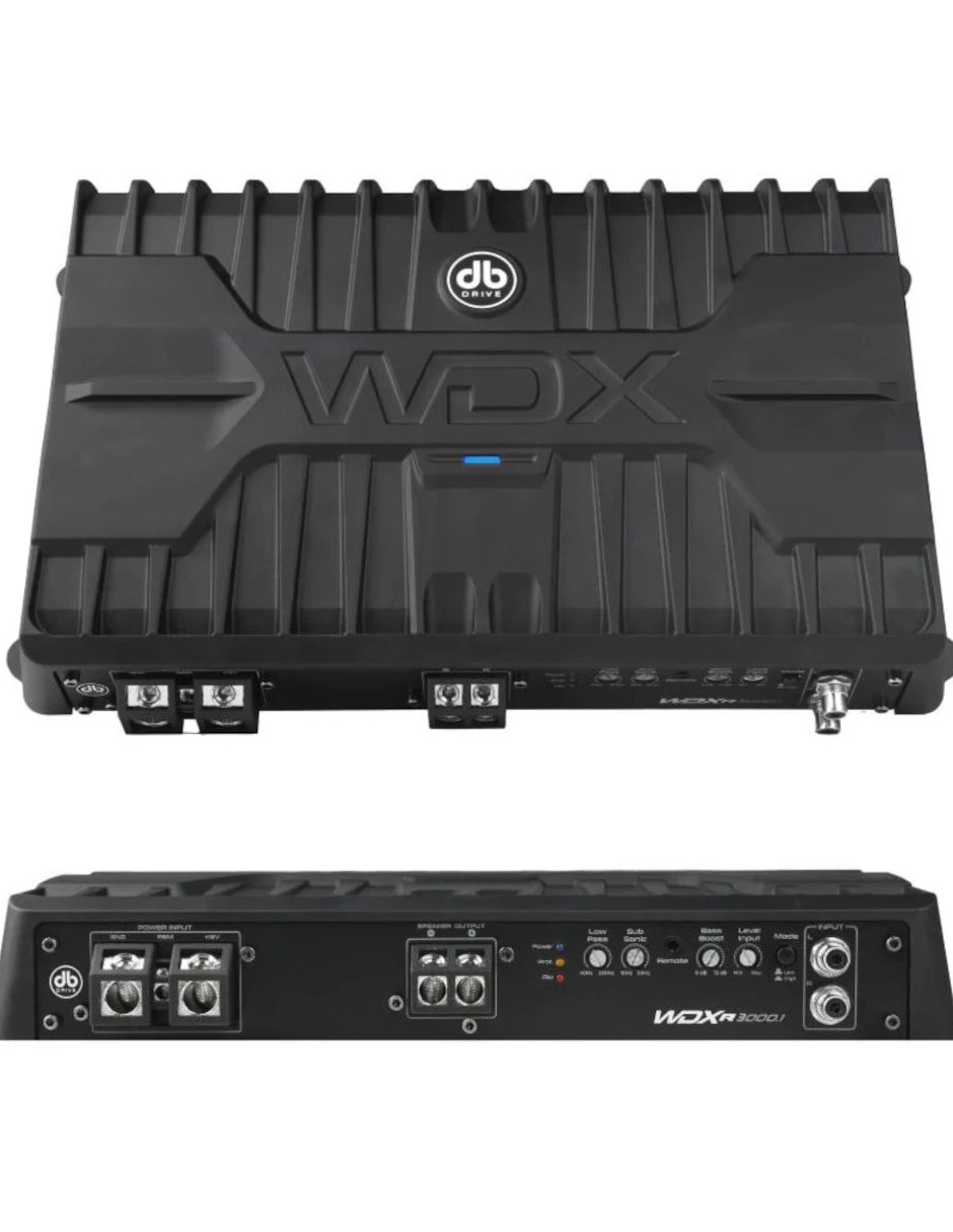 Amplificador para auto Db Drive WDX-R3000.1 de 12 VDC