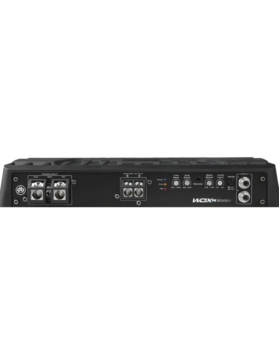 Amplificador para auto Db Drive WDX-R3000.1 de 12 VDC