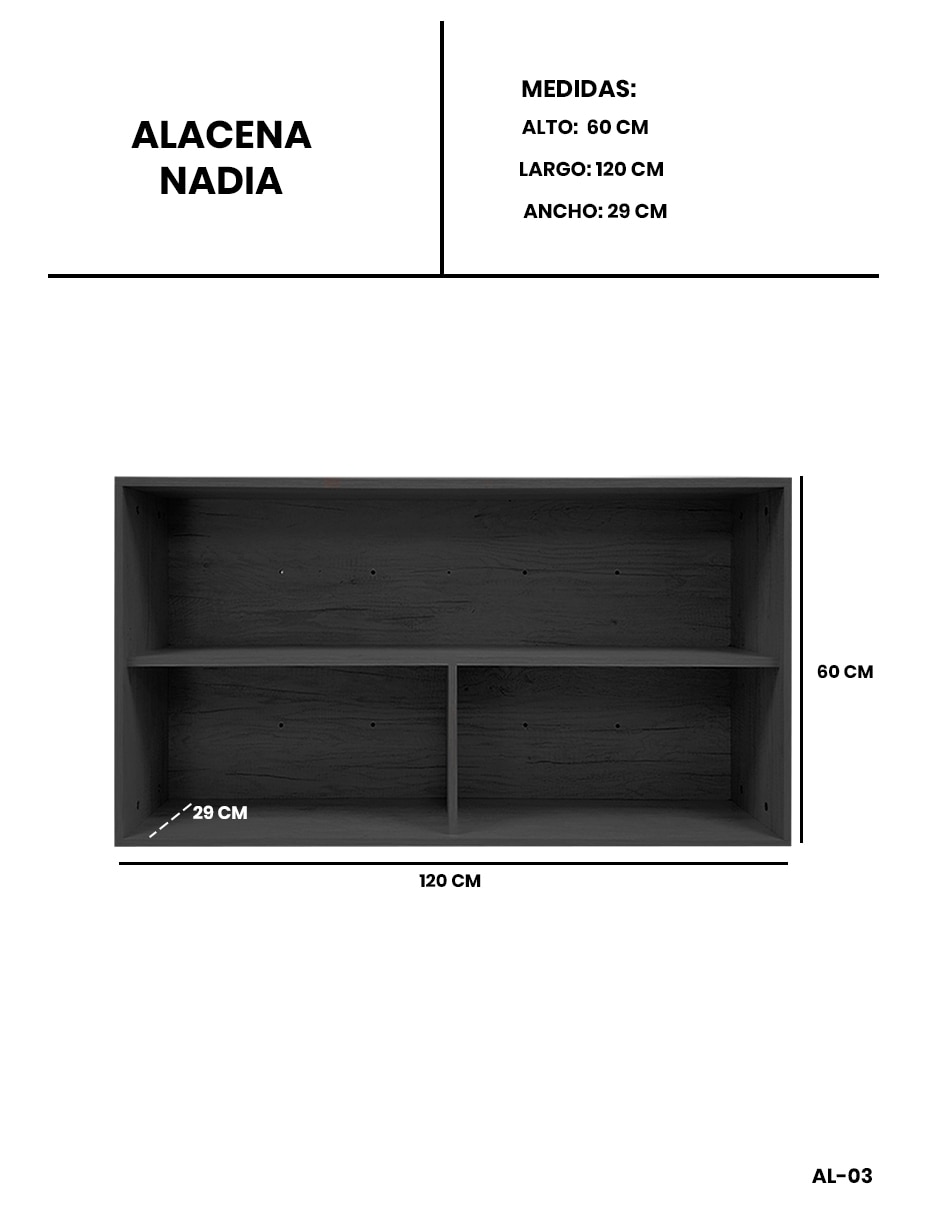 Alacena armable Decomobil Nadia MDF