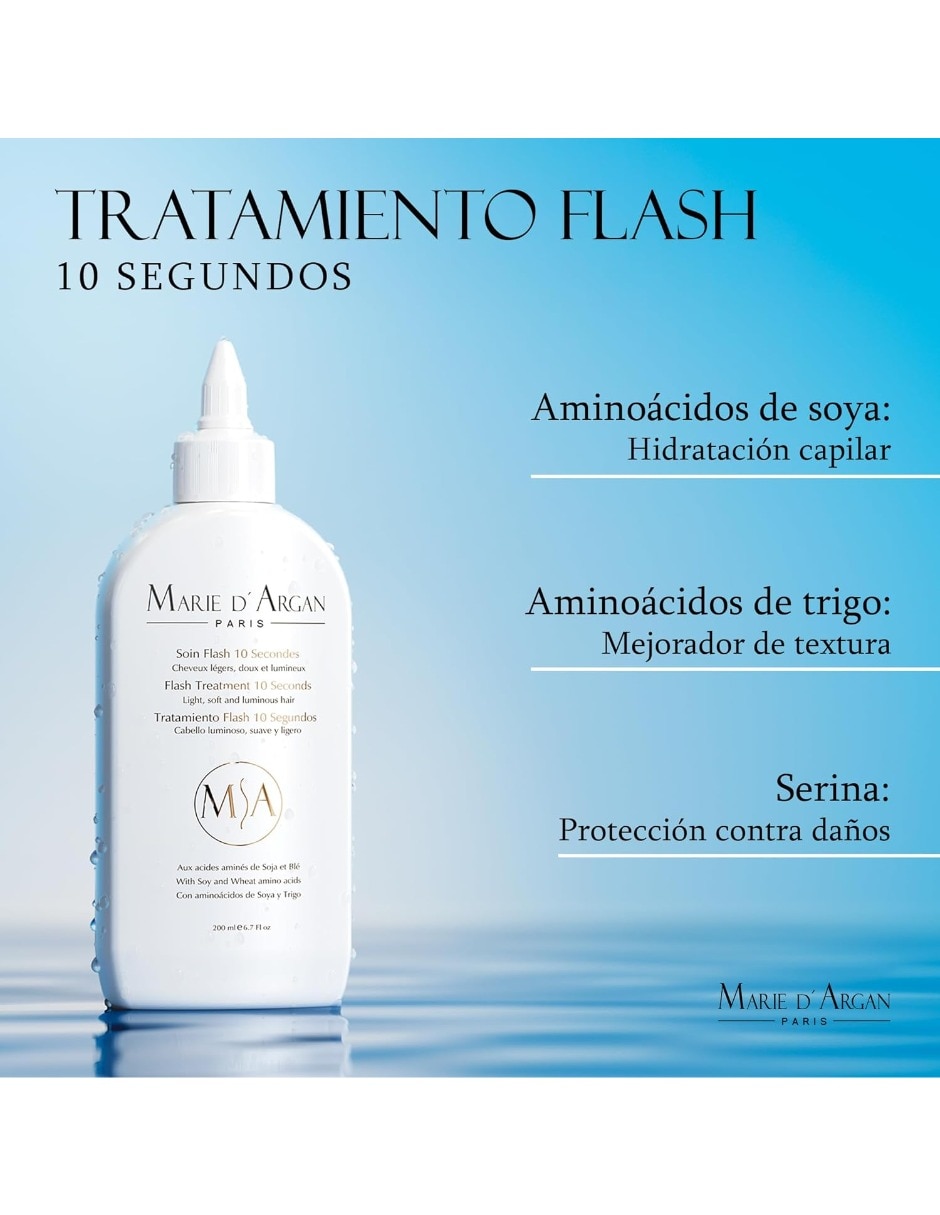 Tratamiento capilar Marie D' Argan Soin Flash 10 Secondes todo tipo