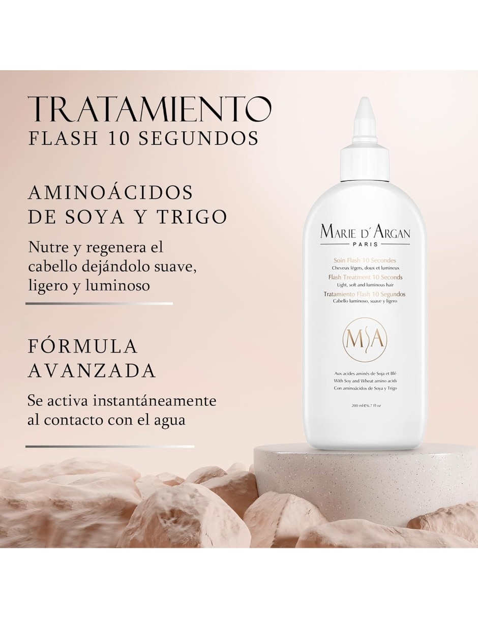 Tratamiento capilar Marie D' Argan Soin Flash 10 Secondes todo tipo