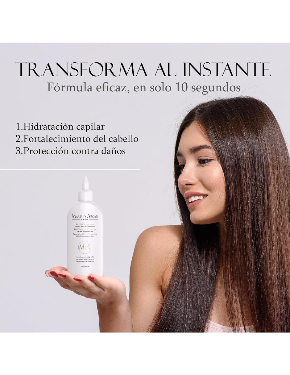 Tratamiento capilar Marie D' Argan Soin Flash 10 Secondes todo tipo