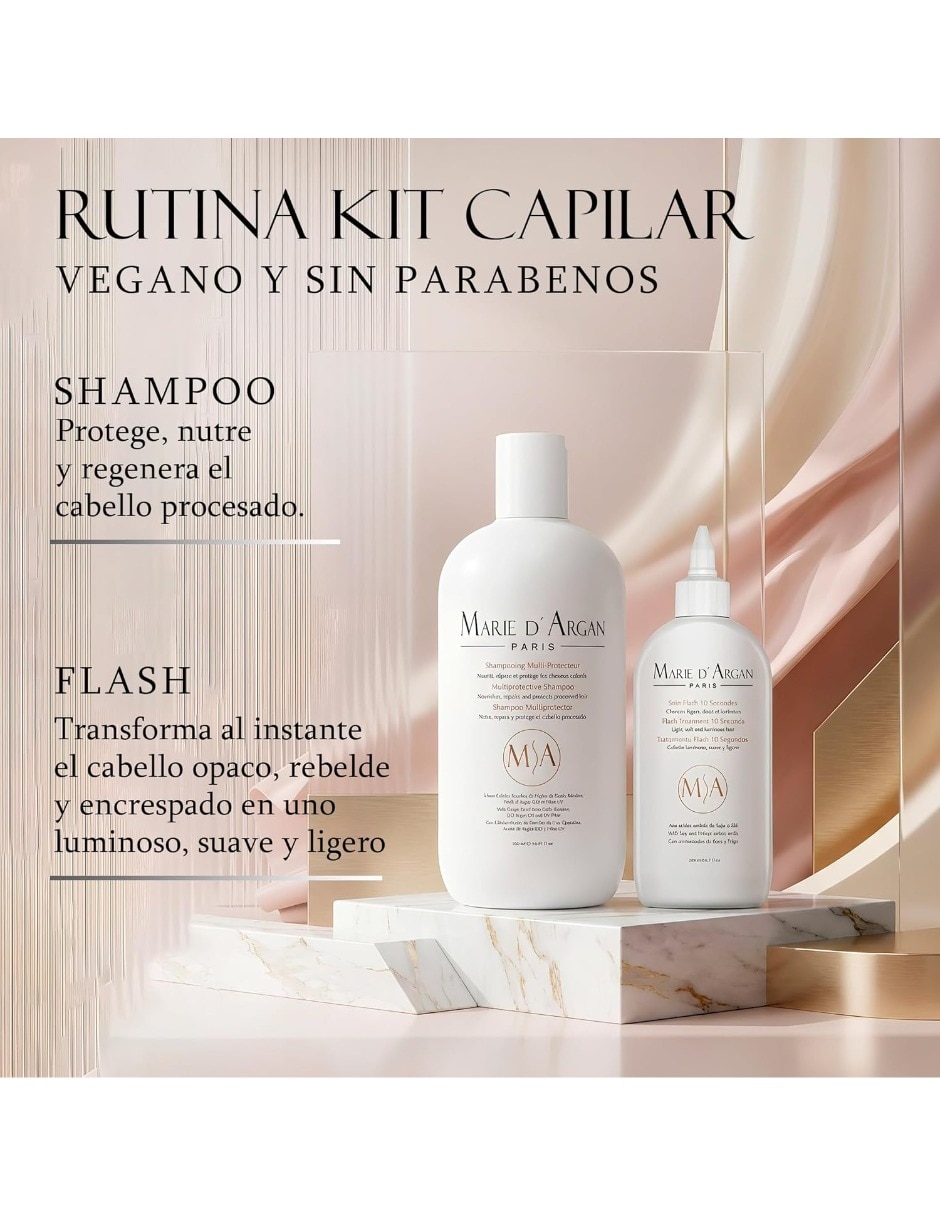 Tratamiento capilar Marie D' Argan Soin Flash 10 Secondes todo tipo
