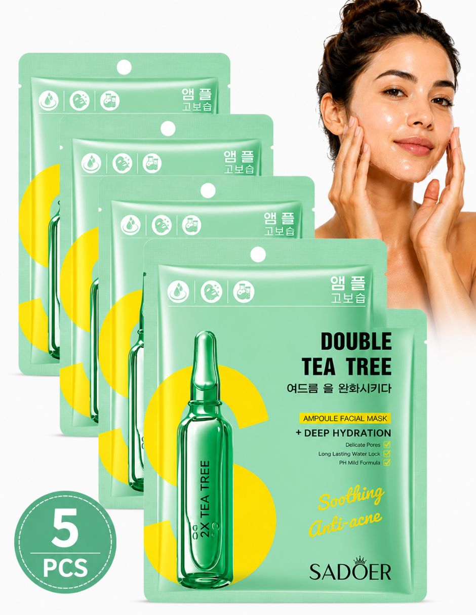 Set mascarilla facial para calmar la piel