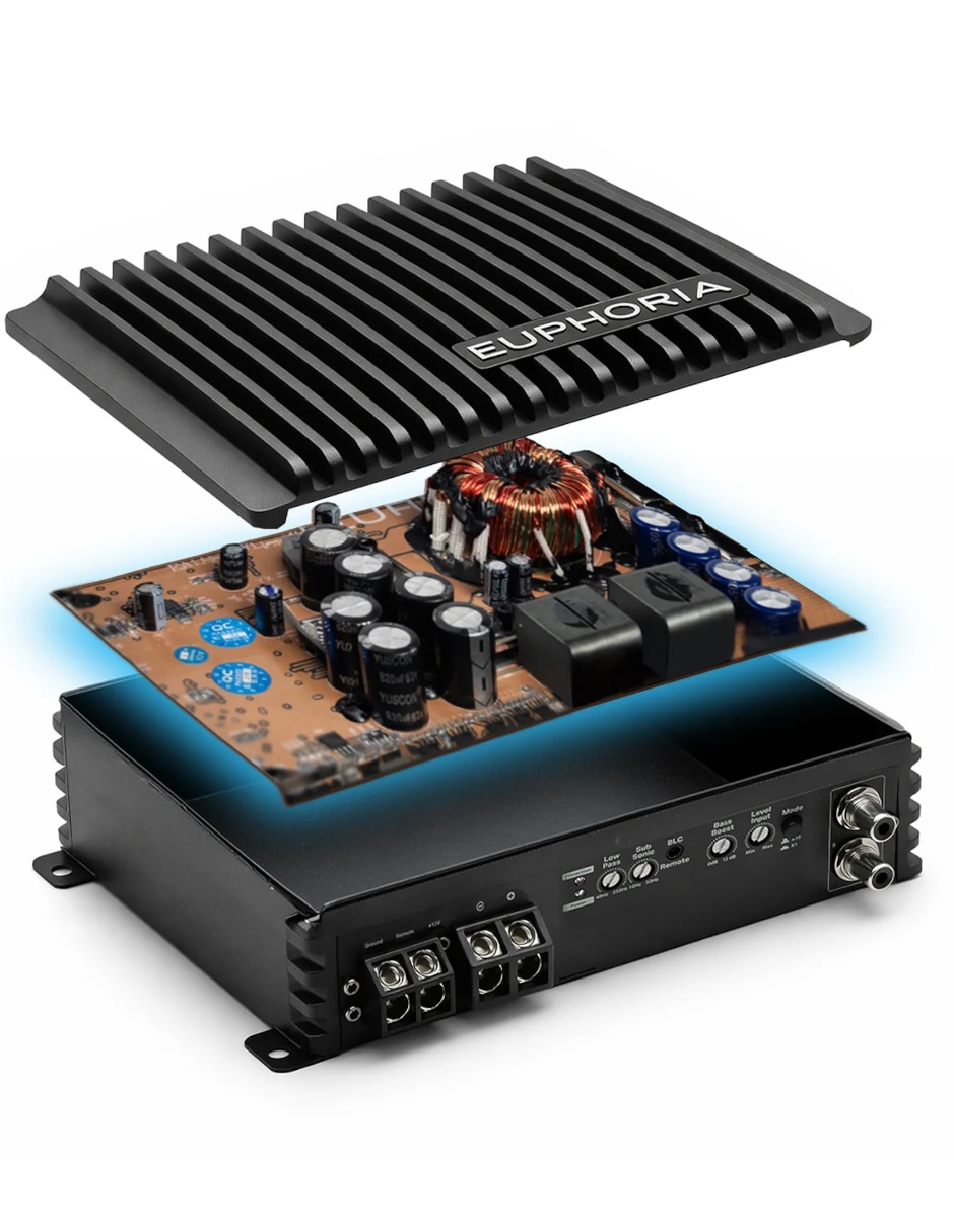 Amplificador para auto Db Drive EA1.1800 de 12 VDC