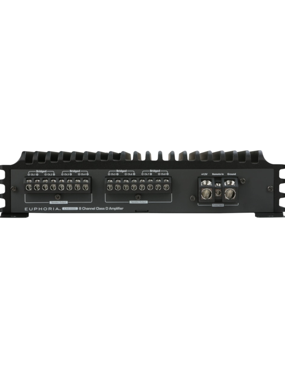 Amplificador para auto Euphoria EA8.600 de 12 VDC