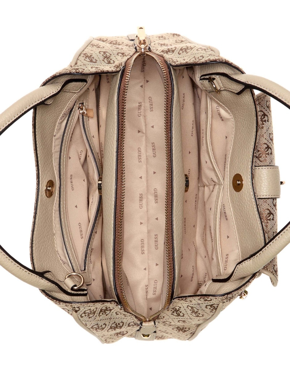 Bolsa satchel Guess Jessa para mujer