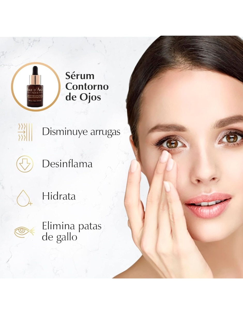 Kit de sérum facial Acido Hialurónico Marie D' Argan de todo tipo de piel 7